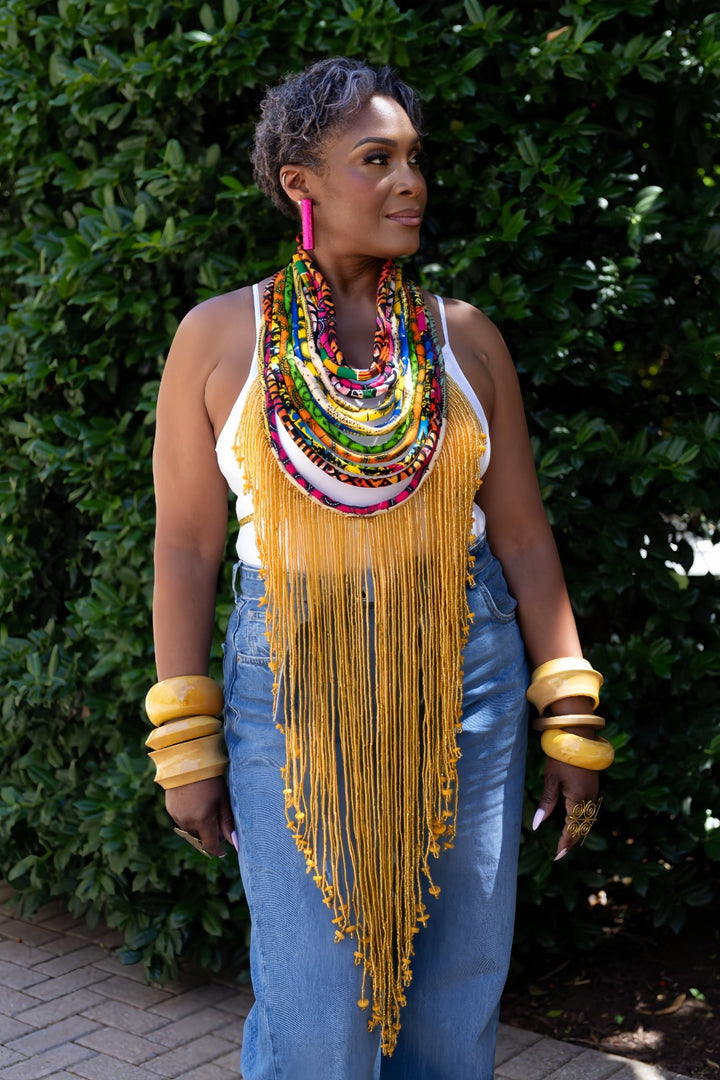 Nyamekye Waterfall Necklace - Trufacebygrace