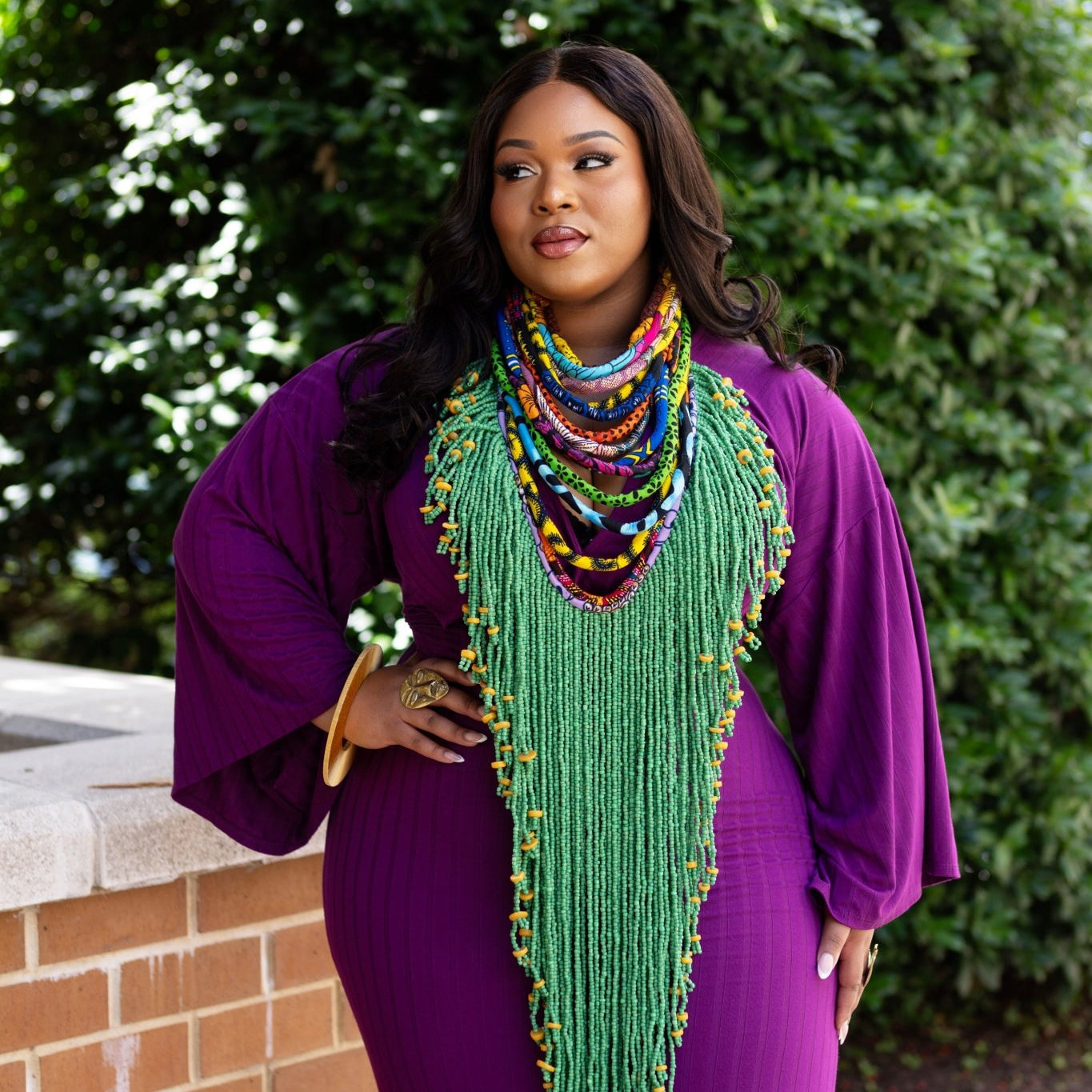 Nyamekye Waterfall Necklace - Trufacebygrace