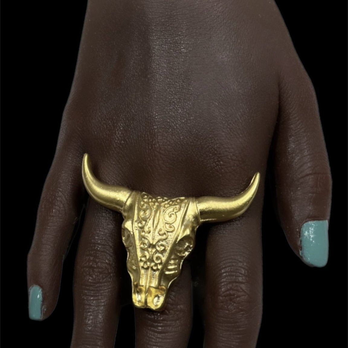 Nyati Nkunzi Bull Horn Ring - Trufacebygrace
