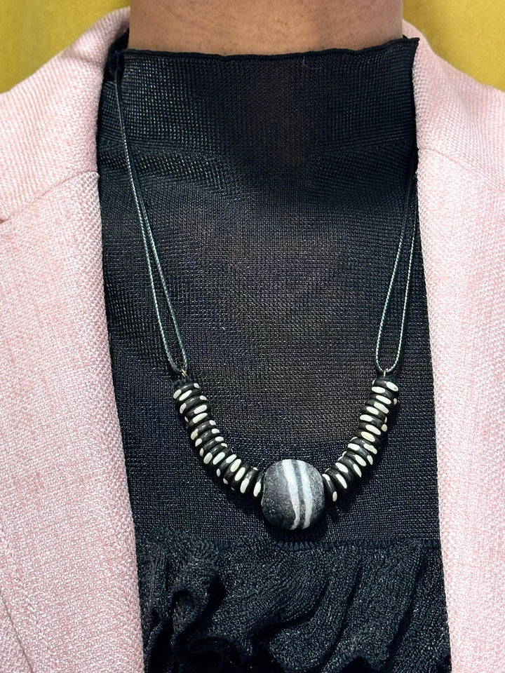 Obibini Ghana Glass Bead Necklace - Trufacebygrace