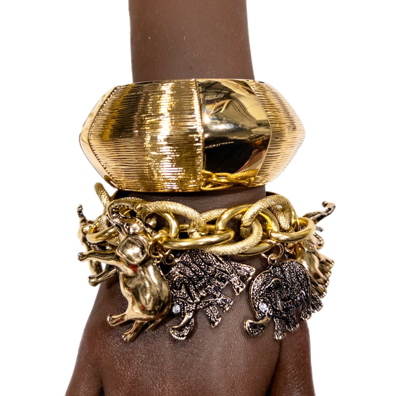 Osuno Elephant Charm Bracelet - Trufacebygrace