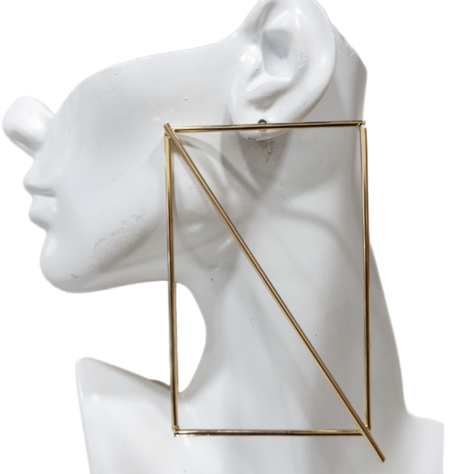 Oversized Abstract Window Earrings - Trufacebygrace