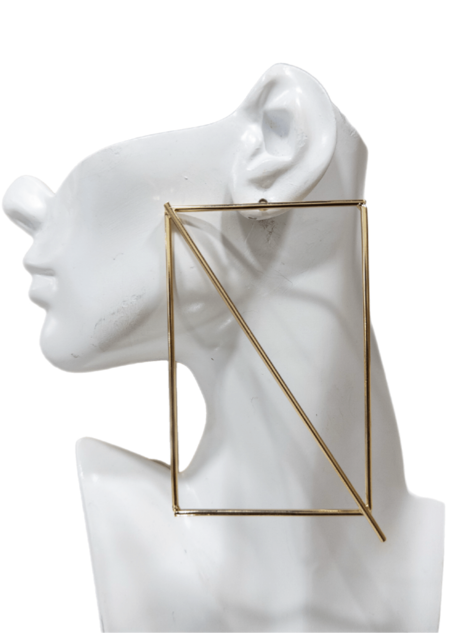 Oversized Abstract Window Earrings - Trufacebygrace