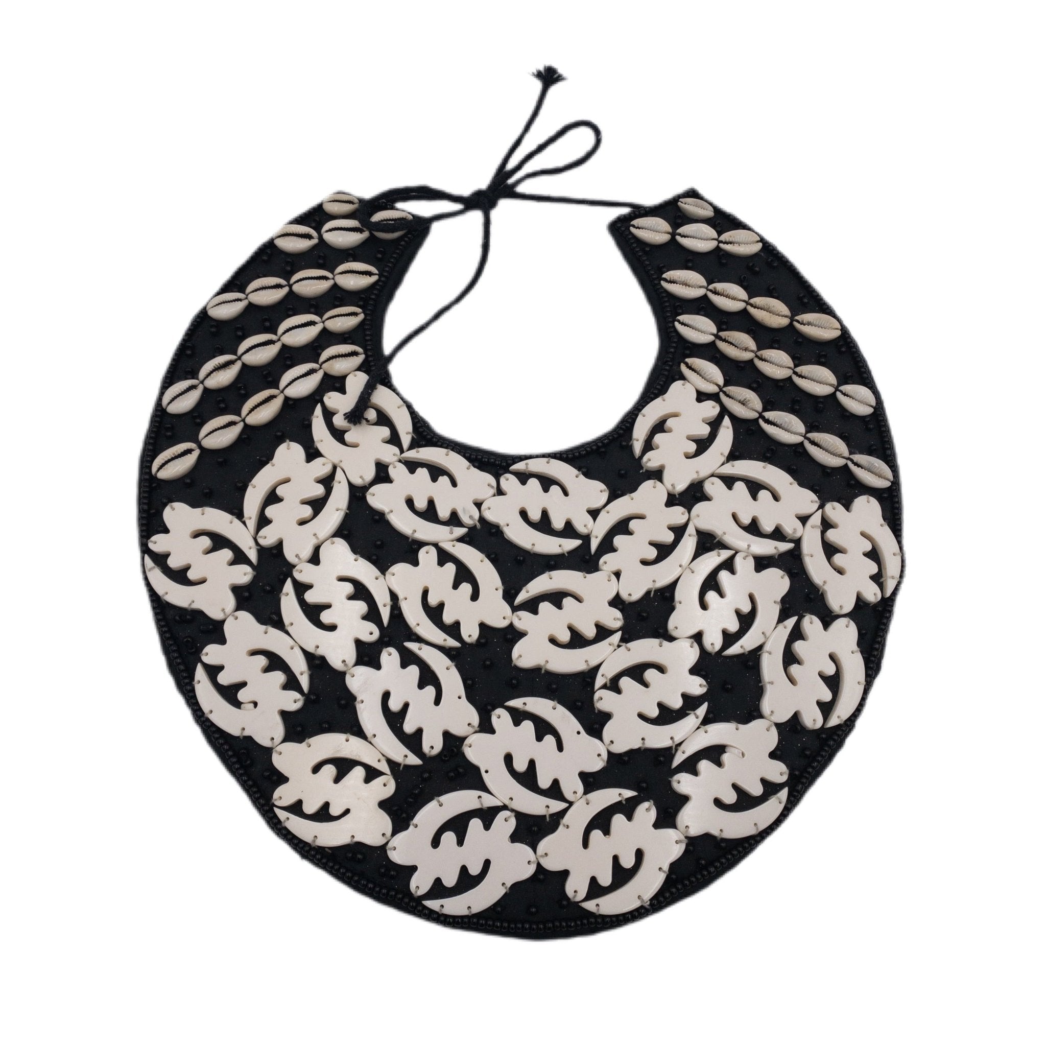 Oversized cowry and Gye Nyame Neckpiece - Trufacebygrace