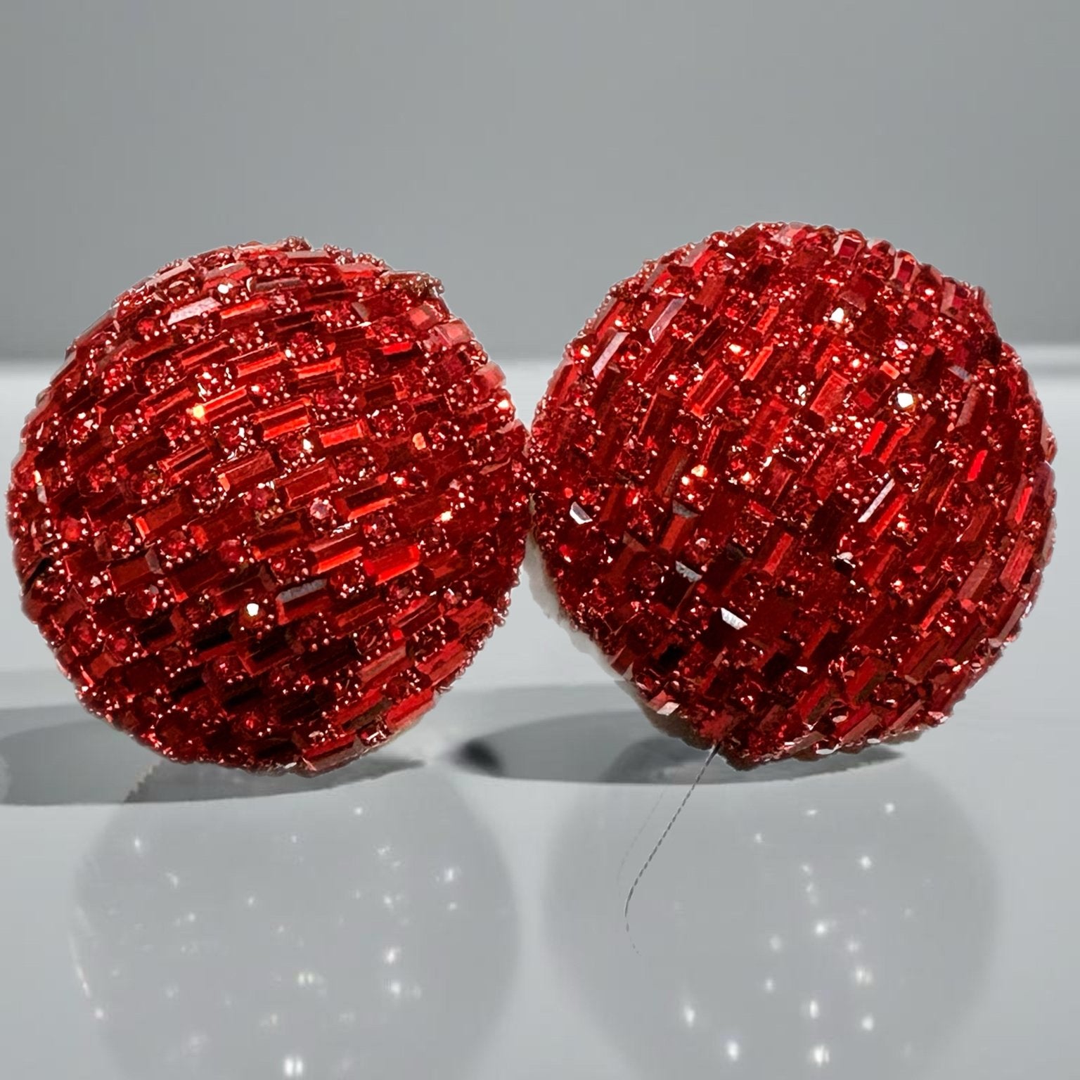 Oversized lightweight Crystal Evening Stud earrings - Trufacebygrace