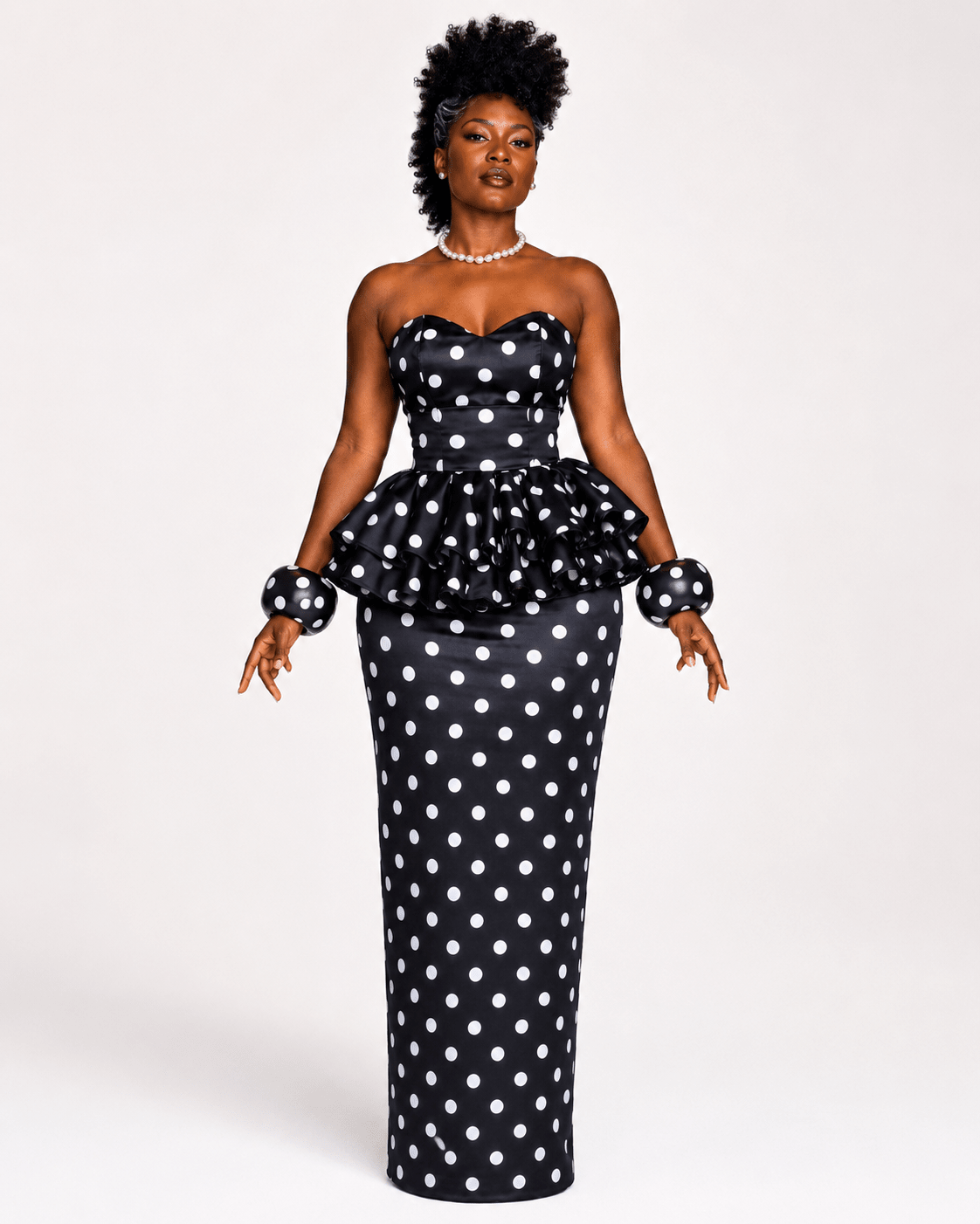 Oversized Polka Dot Bangle - Trufacebygrace