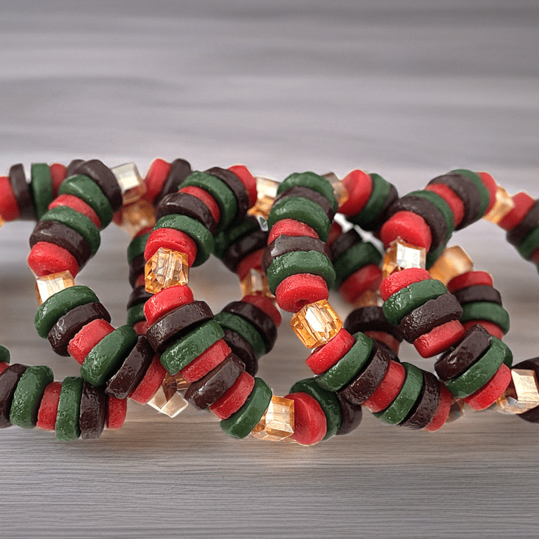 Pan - African Ghana Glass Bead Bracelet - Trufacebygrace