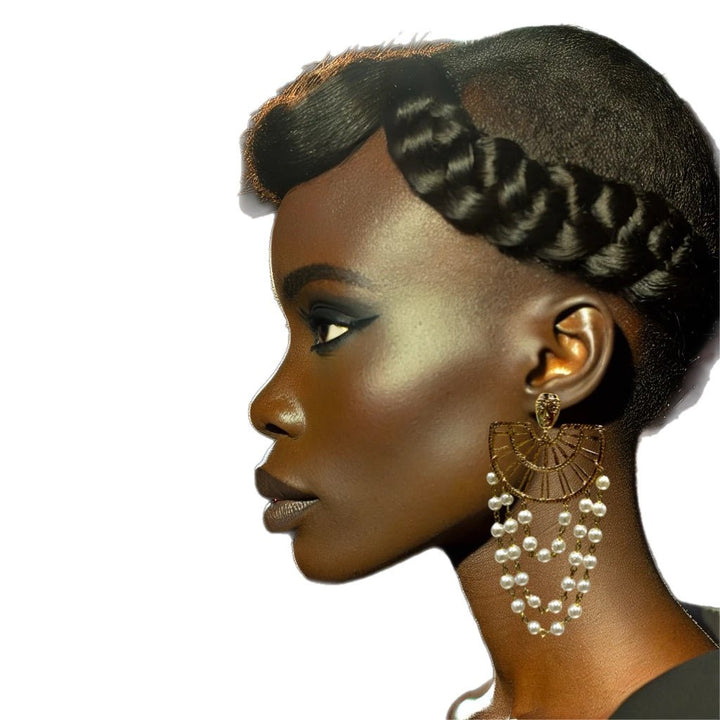 Pearl Falls Stud Earrings - Trufacebygrace