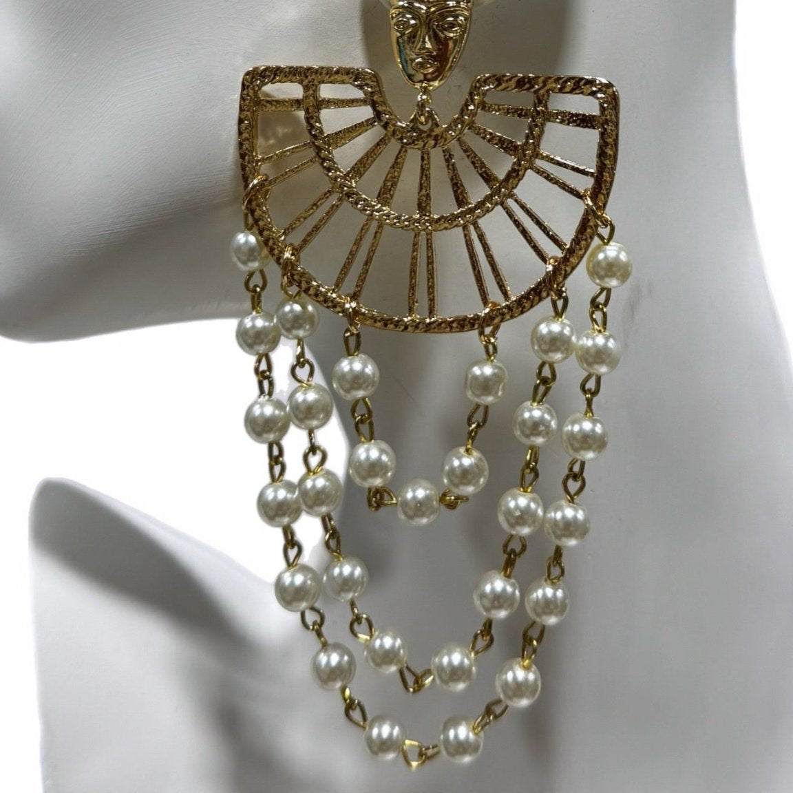 Pearl Falls Stud Earrings - Trufacebygrace