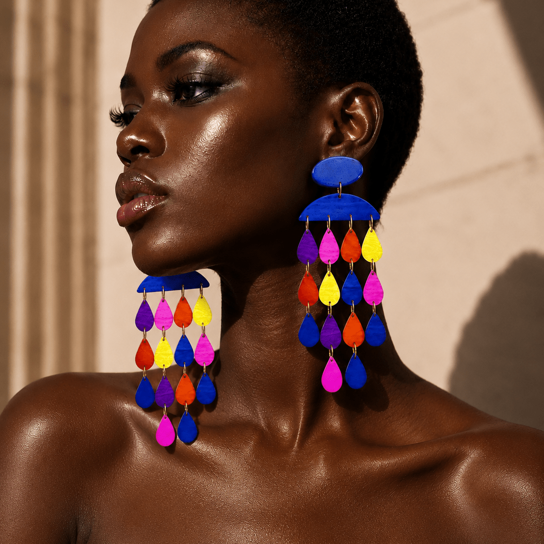 Rain of Happiness Earrings - Trufacebygrace