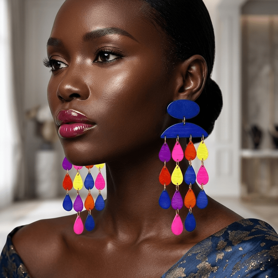 Rain of Happiness Earrings - Trufacebygrace