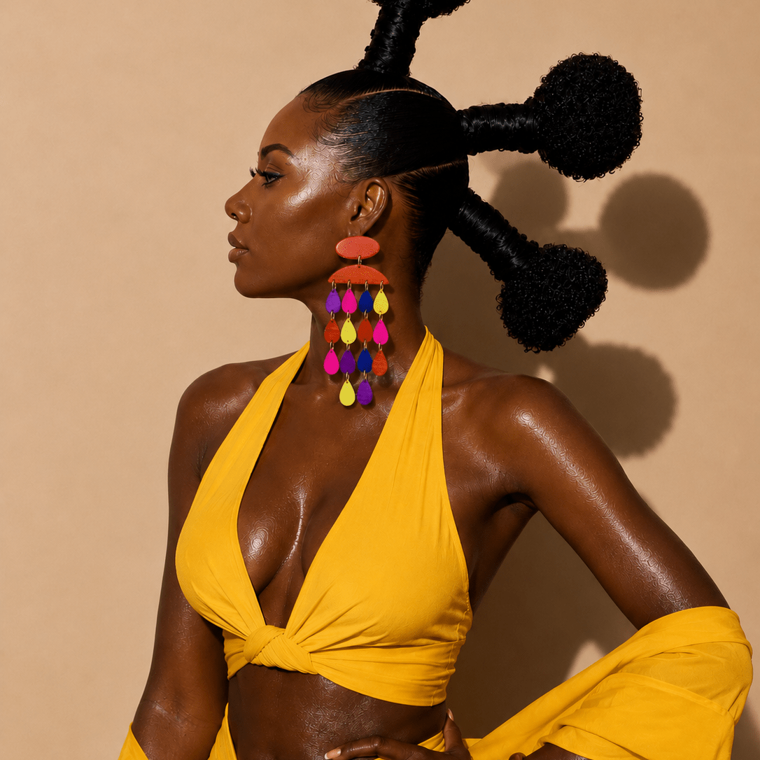 Rain of Happiness Earrings - Trufacebygrace