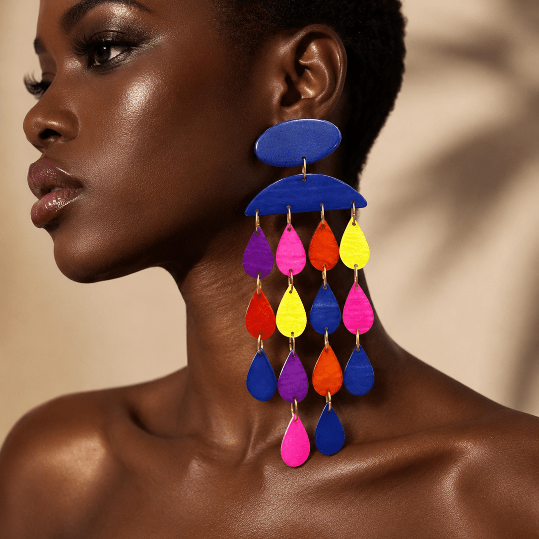 Rain of Happiness Earrings - Trufacebygrace