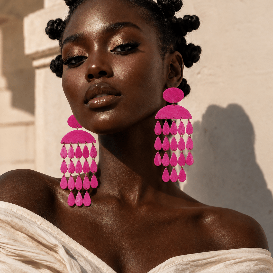 Rain of Happiness XL Earrings - Trufacebygrace