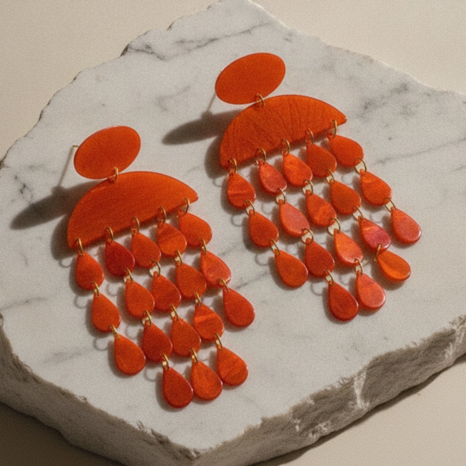 Rain of Happiness XL Earrings - Trufacebygrace