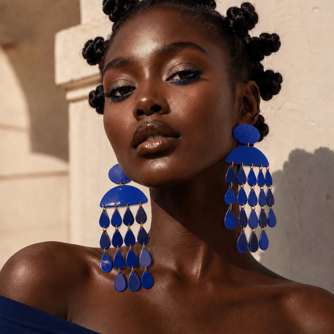 Rain of Happiness XL Earrings - Trufacebygrace