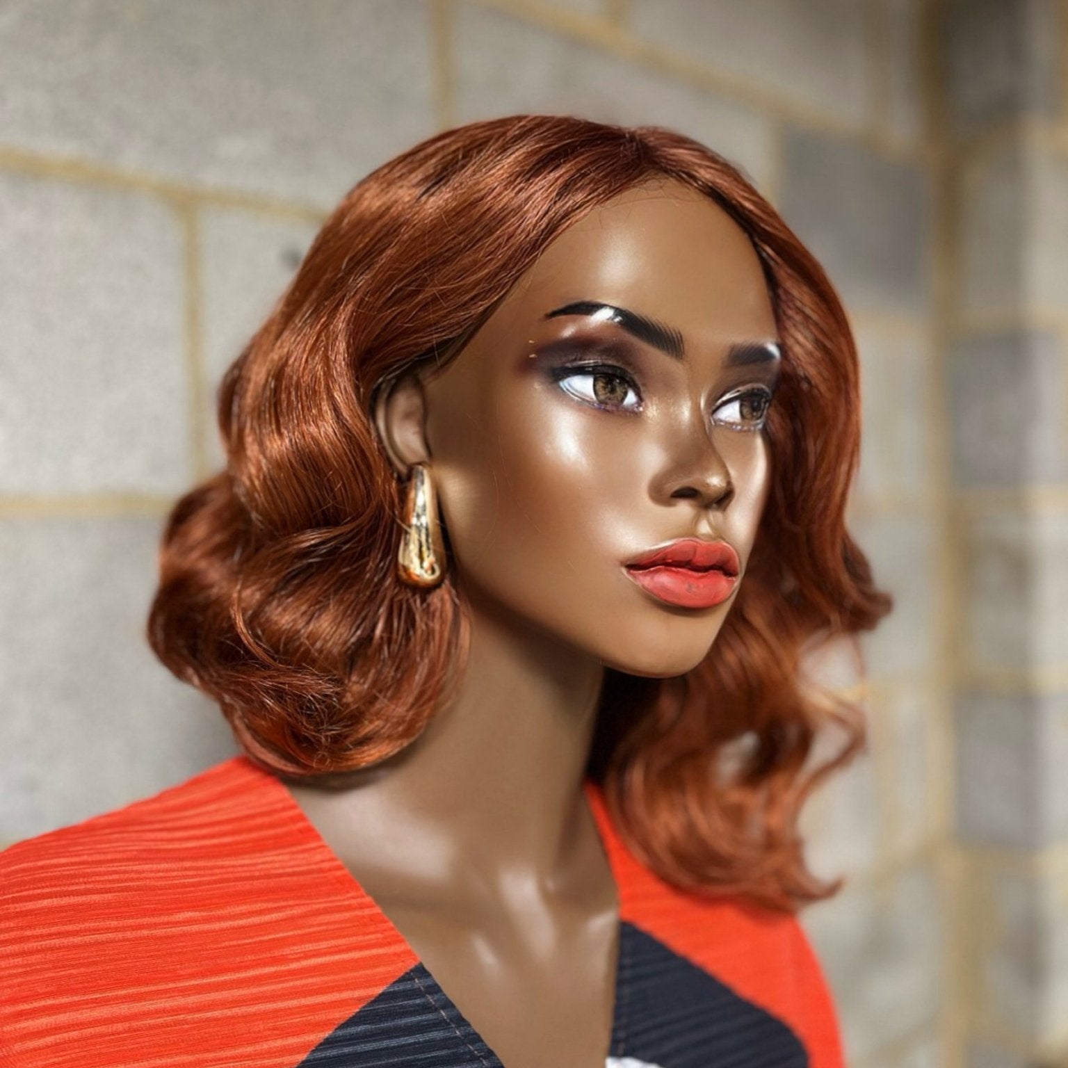 Rich Auntie Chunky Metal Teardrop Earrings - Trufacebygrace