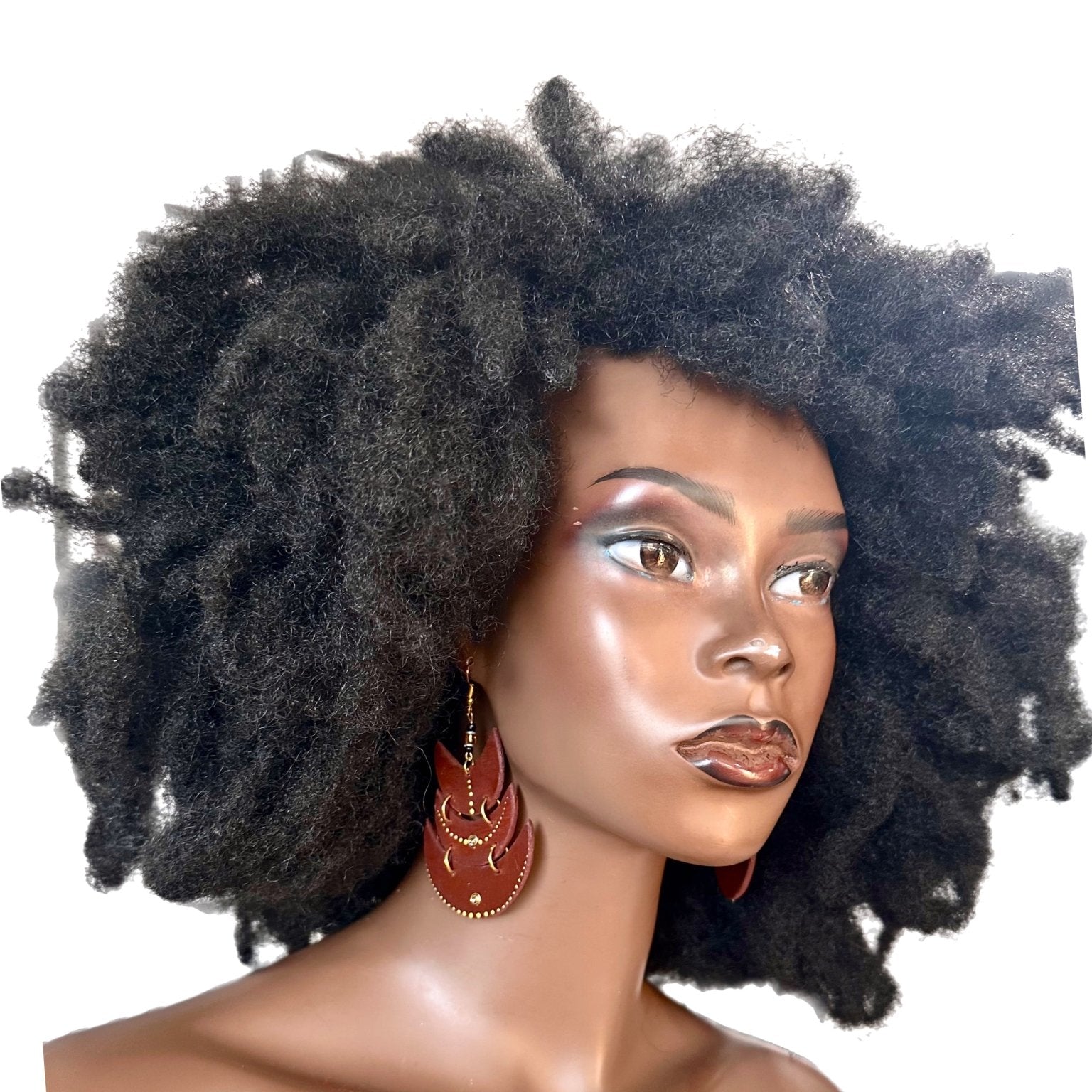 Safari Dreams Painted wood earrings - Trufacebygrace