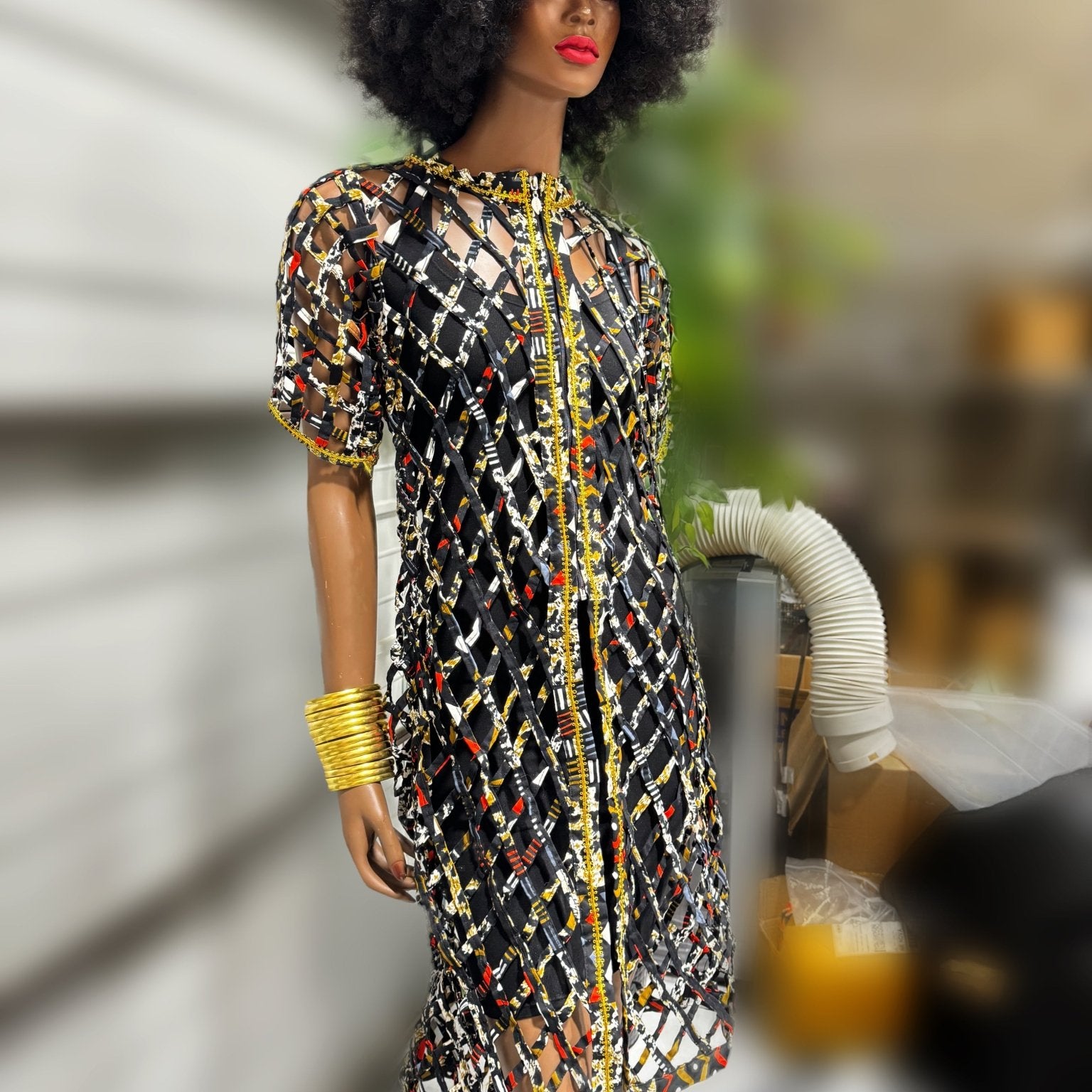 Sample: Abidjan Women’s kimono cover up - Trufacebygrace