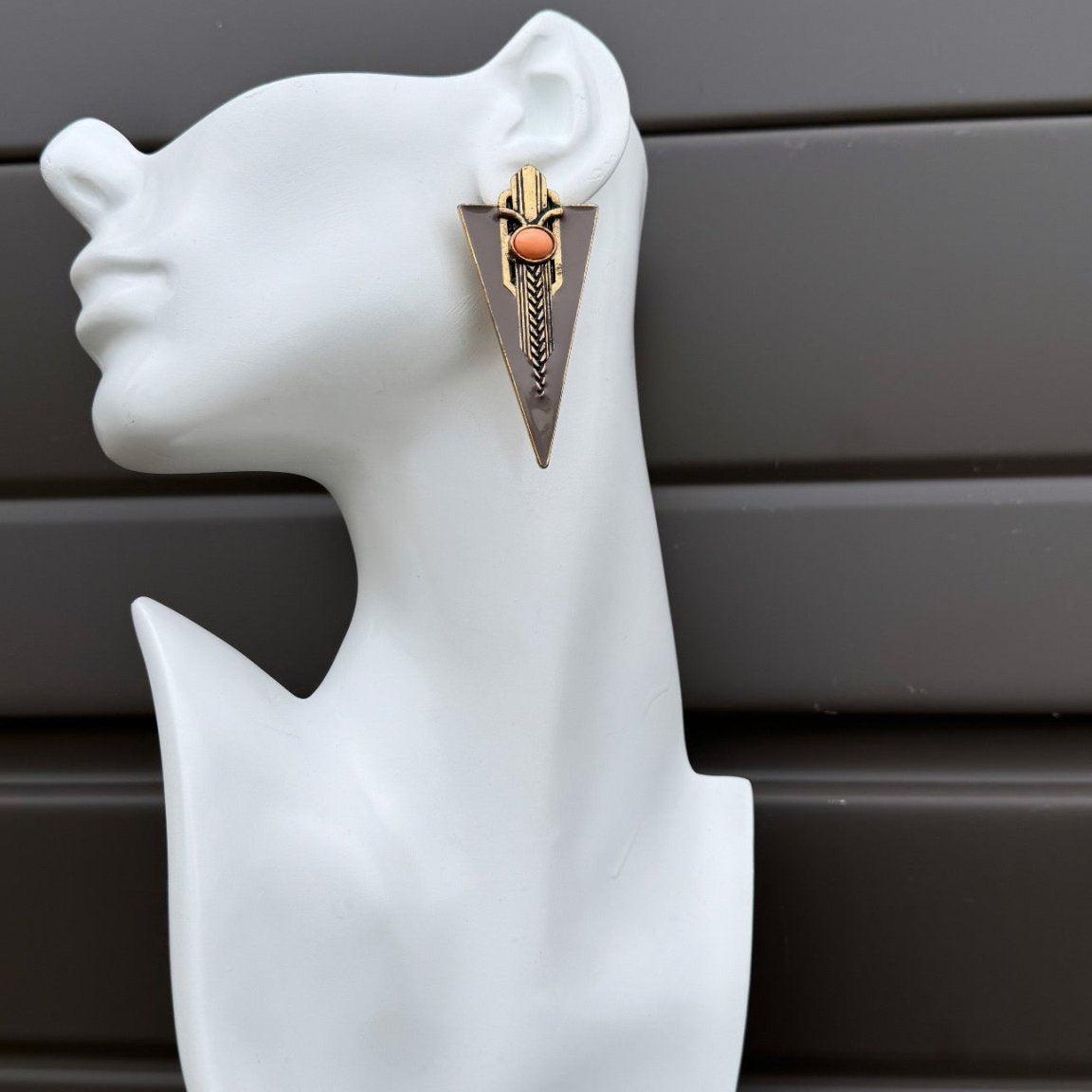 Sample: Apex Shield Earrings - Trufacebygrace