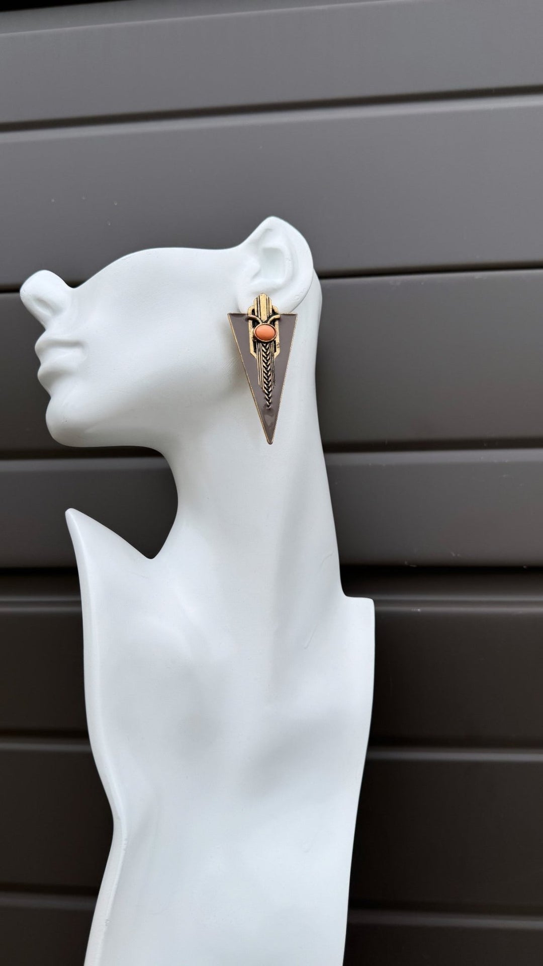 Sample: Apex Shield Earrings - Trufacebygrace