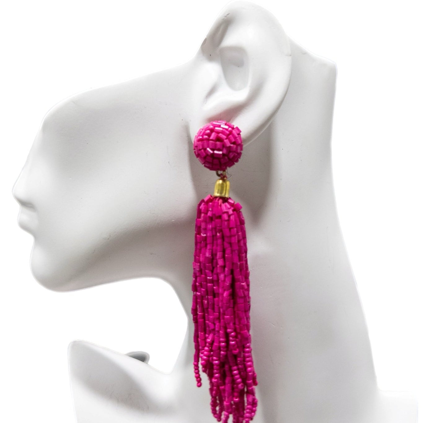 Sample: Fringe beads Earrings - Trufacebygrace