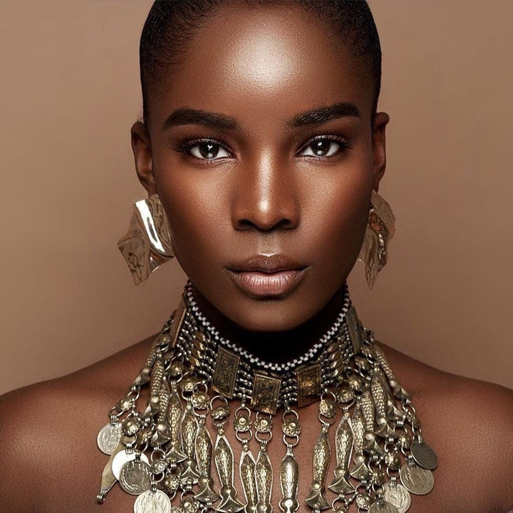 Sample : Vintage Coin Statement Necklace - Trufacebygrace