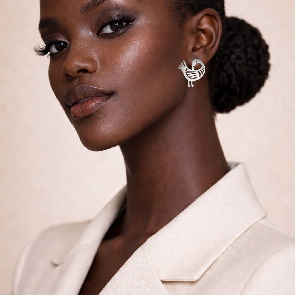 Sankofa Elegance Stud Earrings - Trufacebygrace