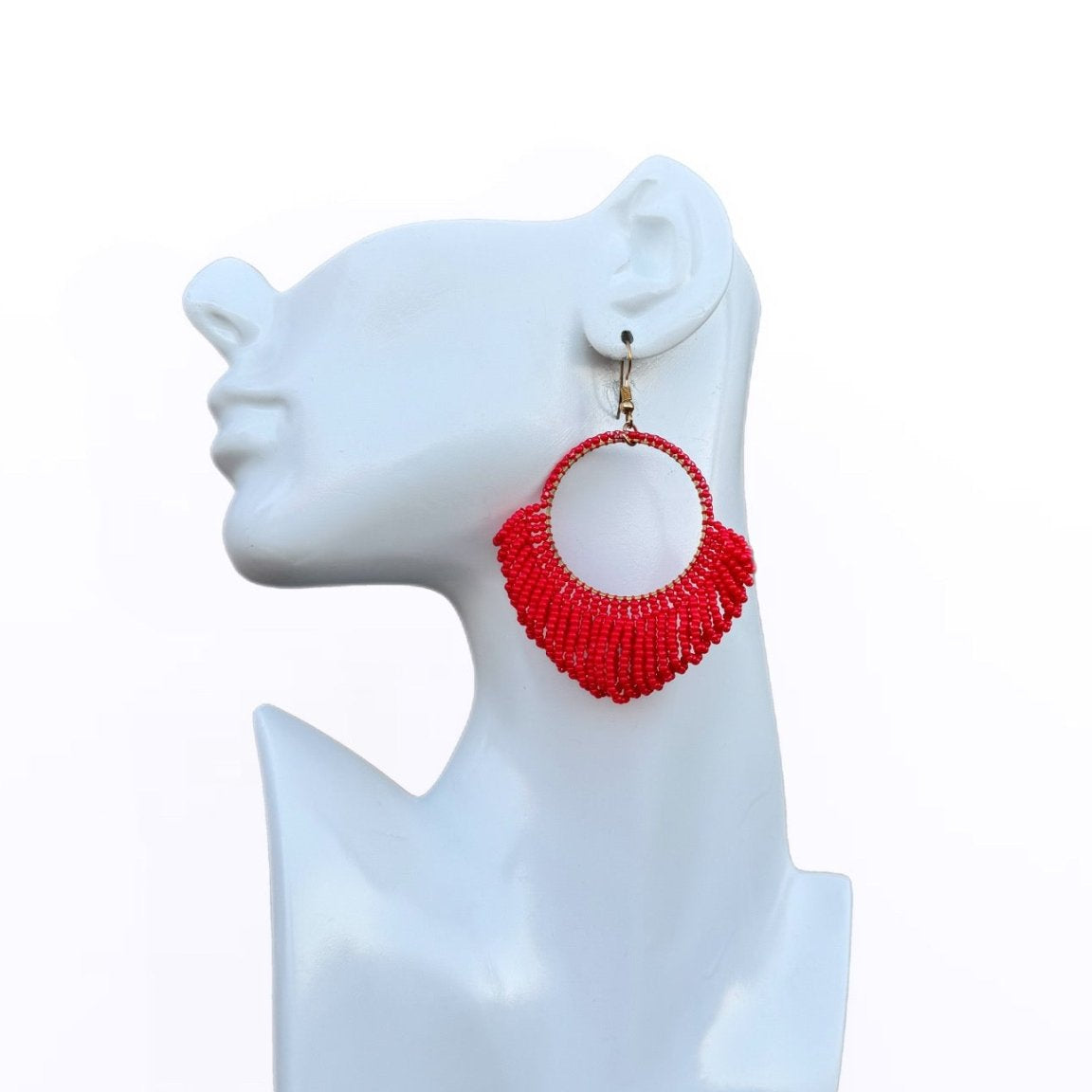 Scallop Beaded Earrings - Trufacebygrace