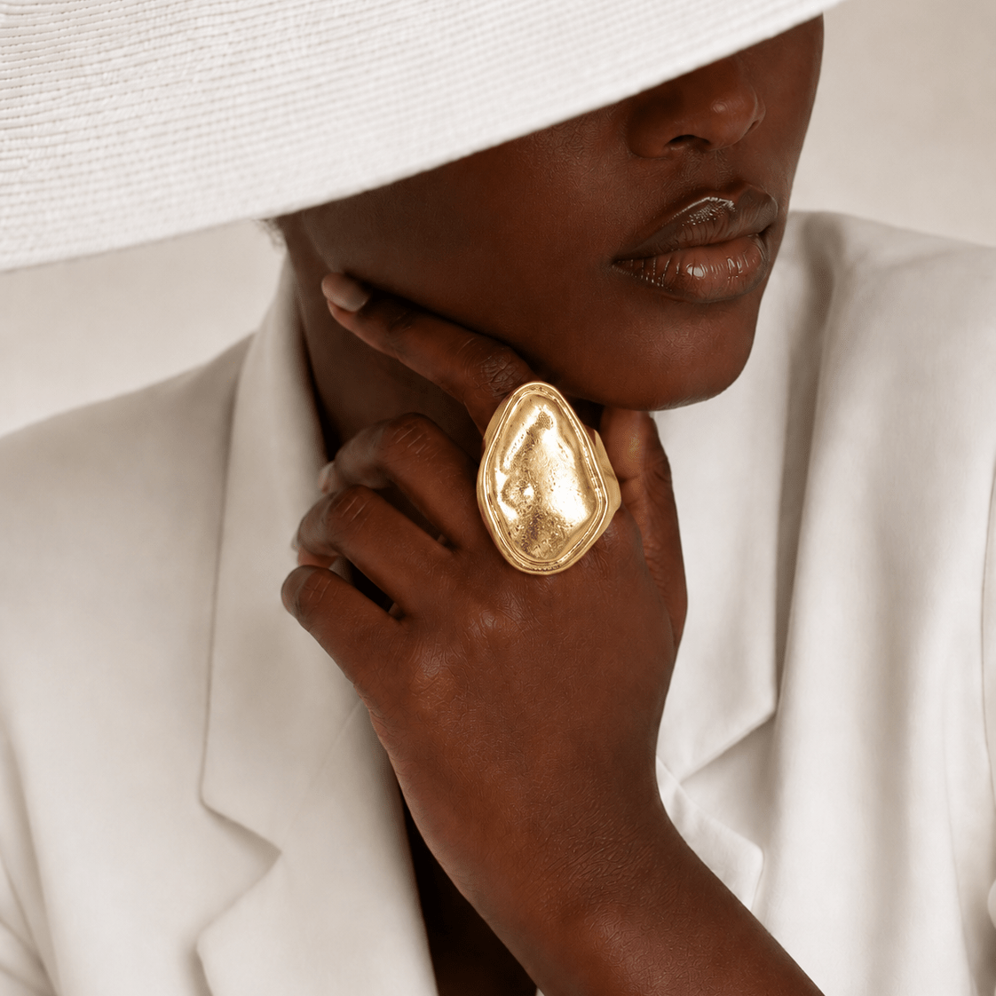 Sculptural Stretch Ring - Trufacebygrace