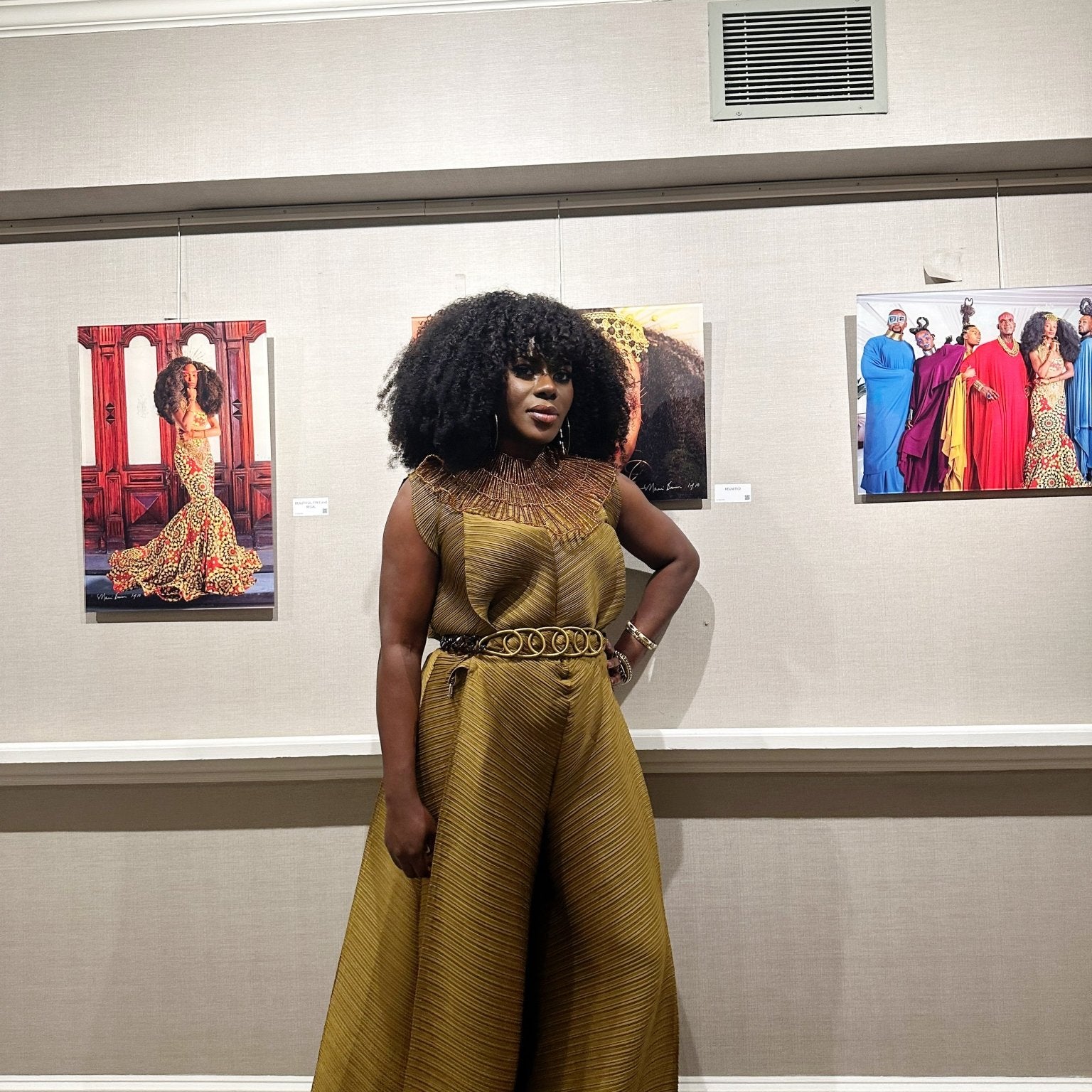 Senchi Gold pleated Pants set - Trufacebygrace