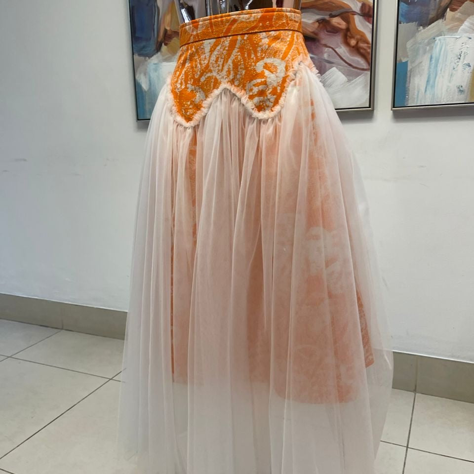 Sheila Bonsu Atelier: Exquisite Ghanaian Batik and Tulle Skirts and Sets - Trufacebygrace