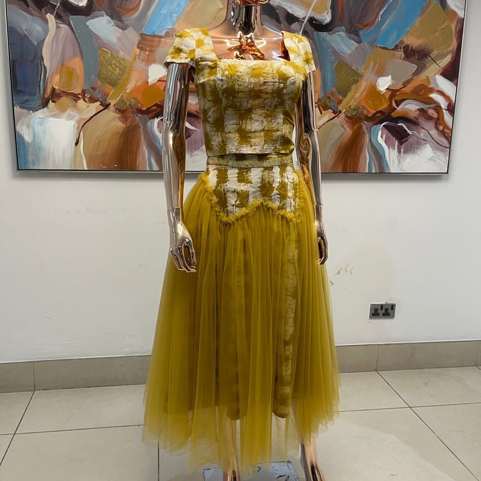 Sheila Bonsu Atelier: Exquisite Ghanaian Batik and Tulle Skirts and Sets - Trufacebygrace