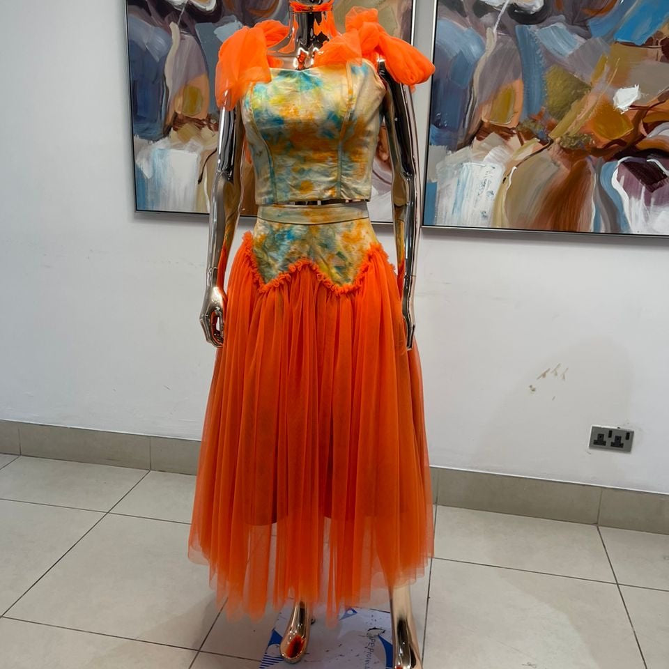 Sheila Bonsu Atelier: Exquisite Ghanaian Batik and Tulle Skirts and Sets - Trufacebygrace