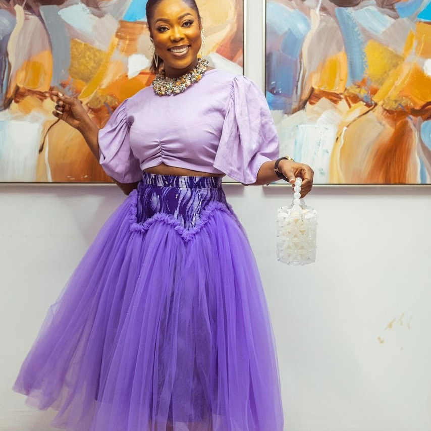 Sheila Bonsu Atelier: Exquisite Ghanaian Batik and Tulle Skirts and Sets - Trufacebygrace