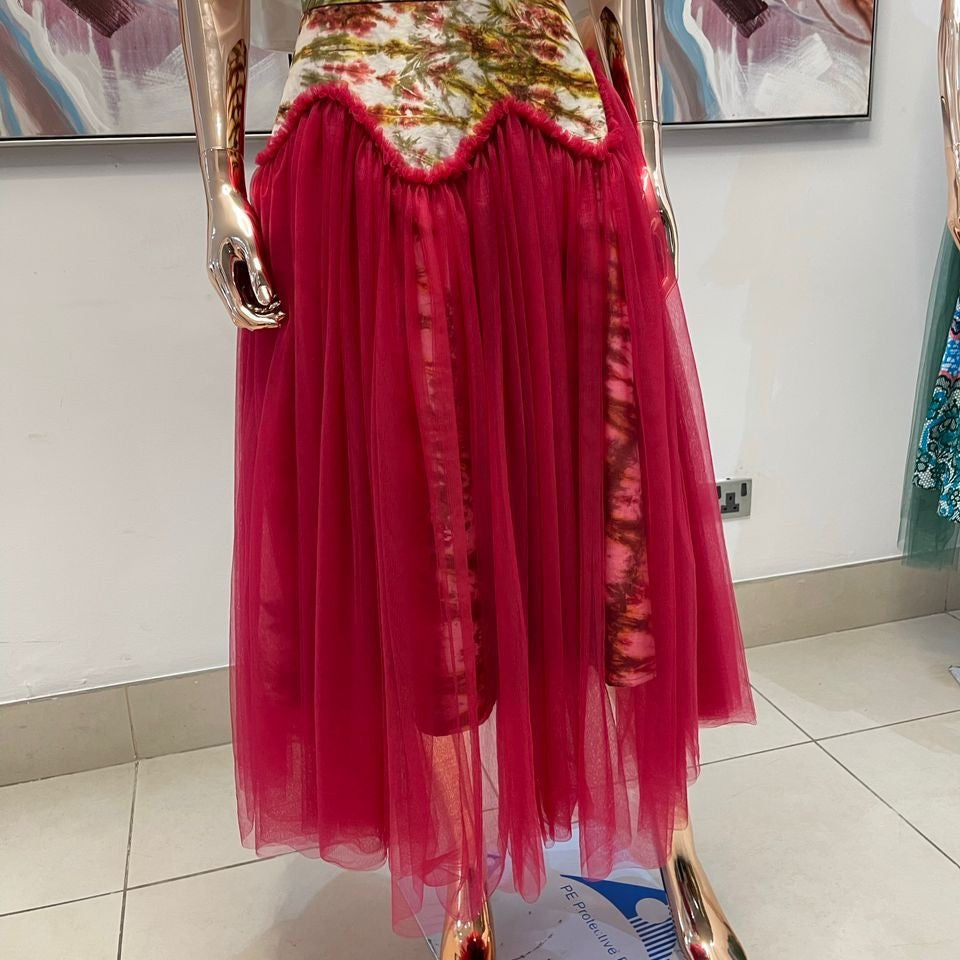 Sheila Bonsu Atelier: Exquisite Ghanaian Batik and Tulle Skirts and Sets - Trufacebygrace