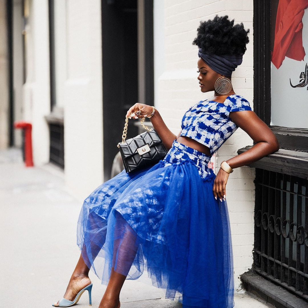 Sheila Bonsu Atelier: Exquisite Ghanaian Batik and Tulle Skirts and Sets - Trufacebygrace