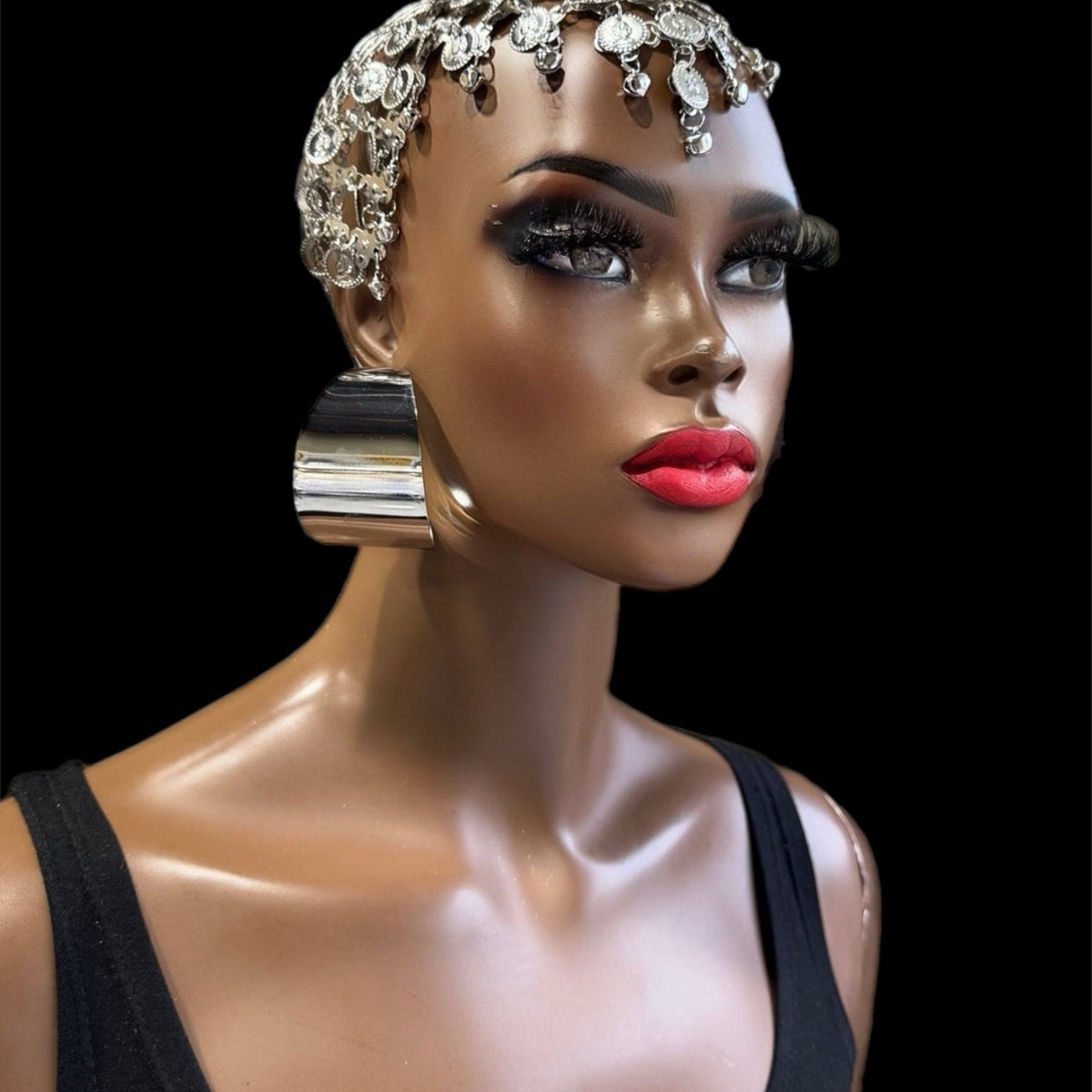 Silver Bomb hoop earrings - Trufacebygrace
