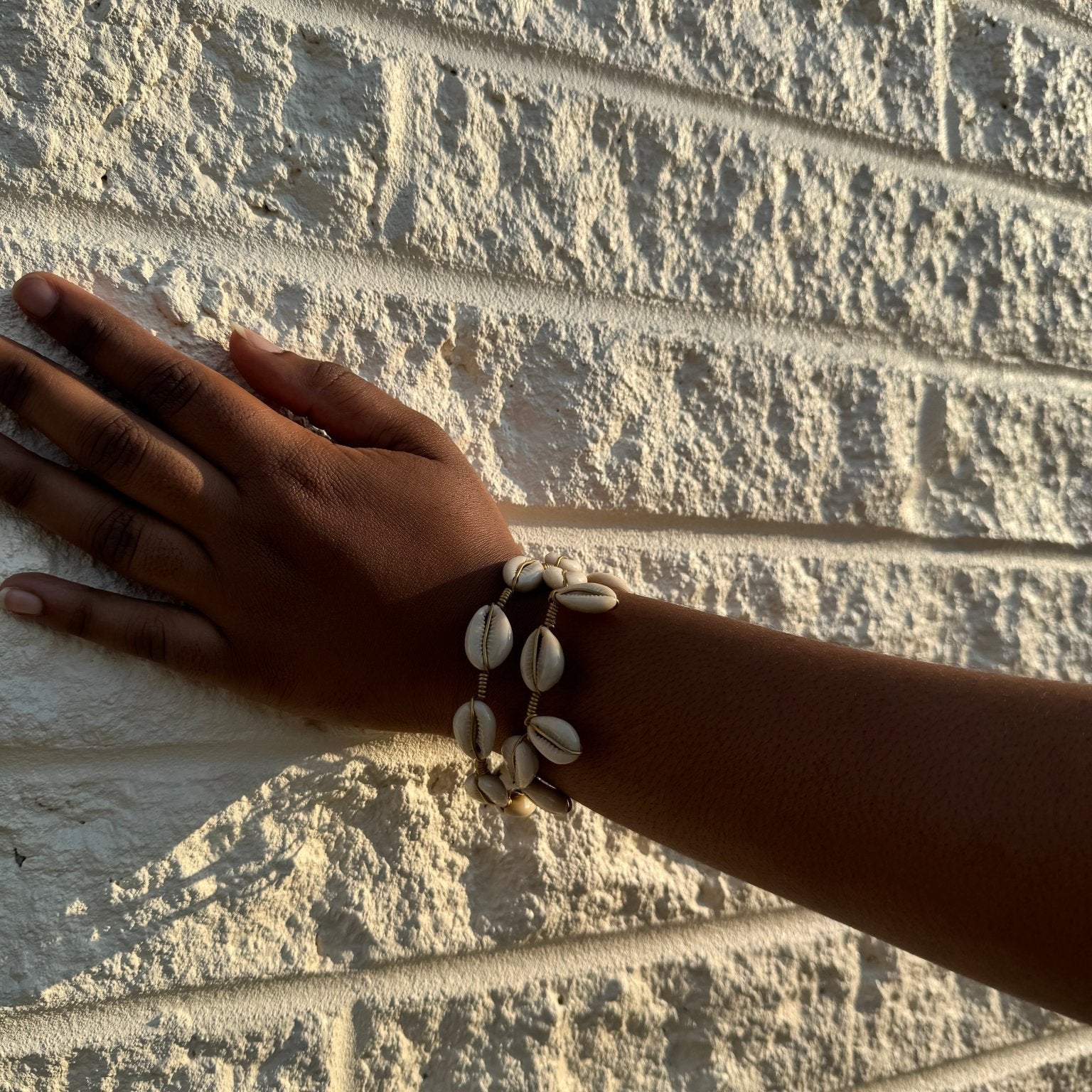 Simple Cowry shell bracelet - Trufacebygrace