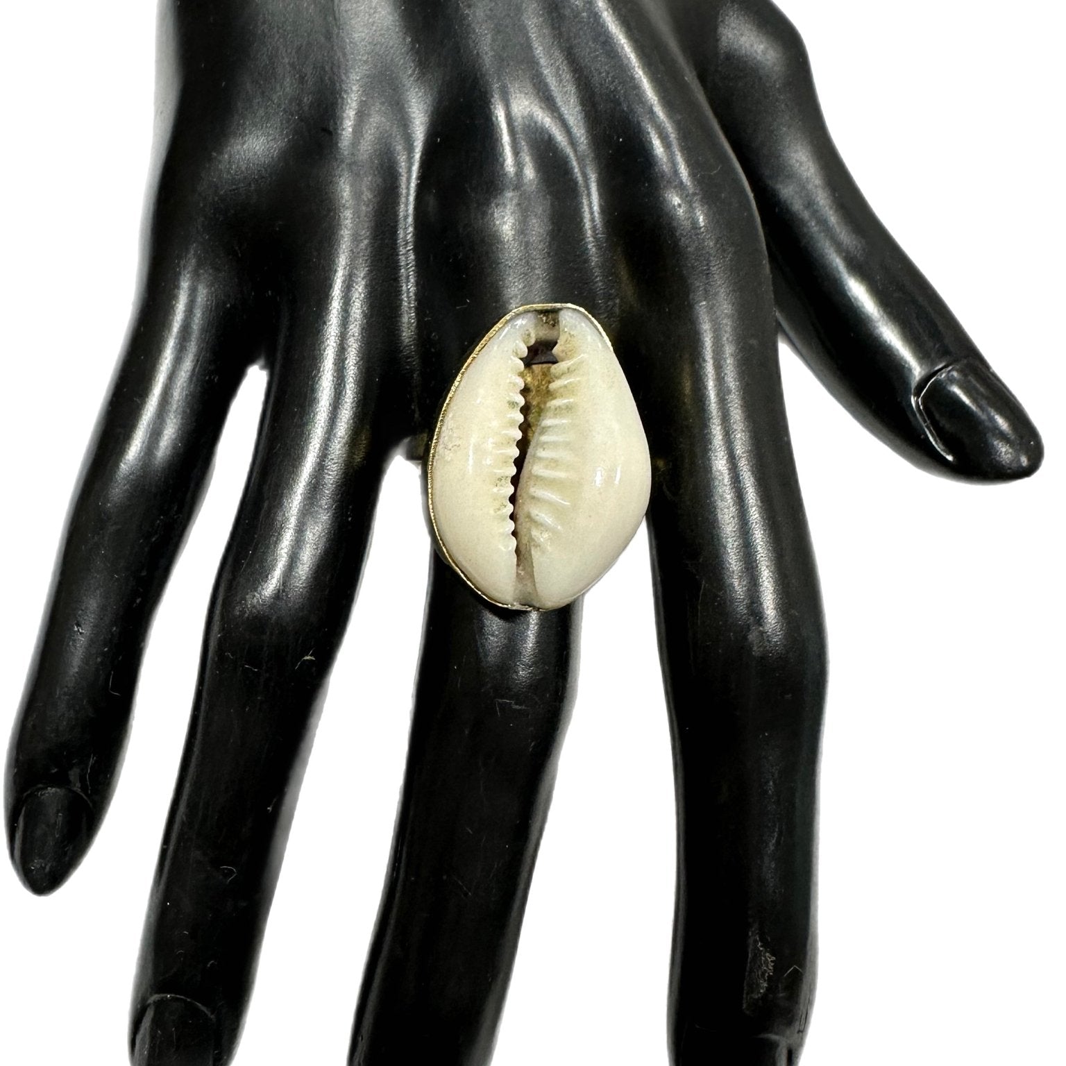 Single Cowry shell Ring - Trufacebygrace