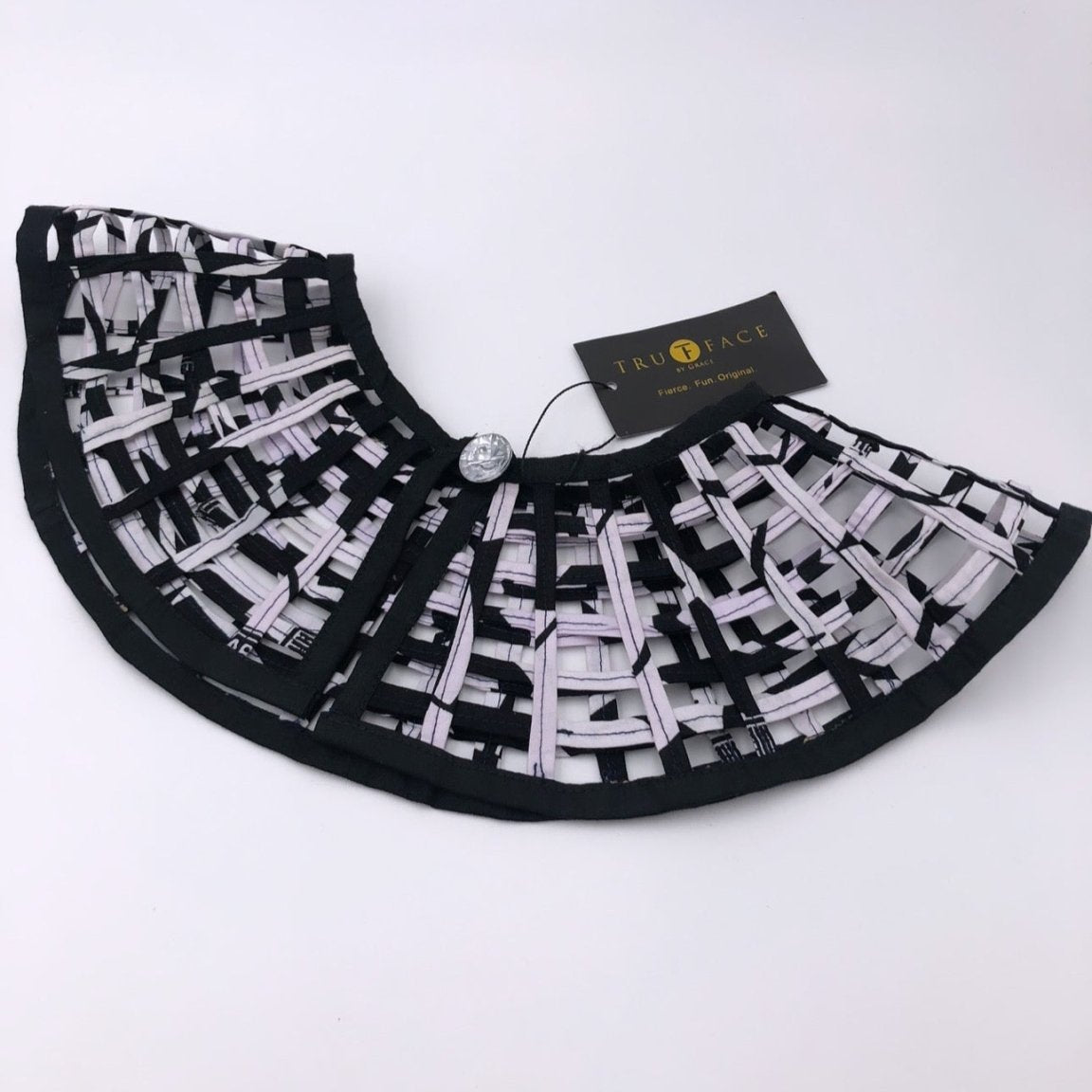 Small Ankara Print laced Cape - Trufacebygrace