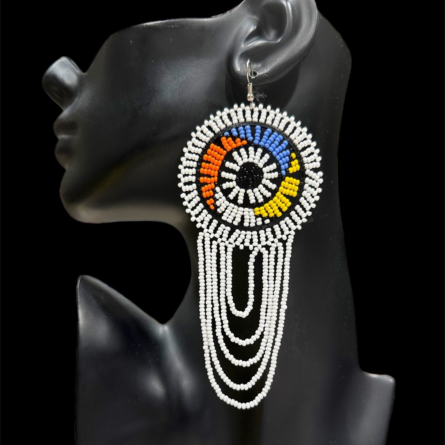 South Africa Handmade Beaded Drop Earrings - Trufacebygrace
