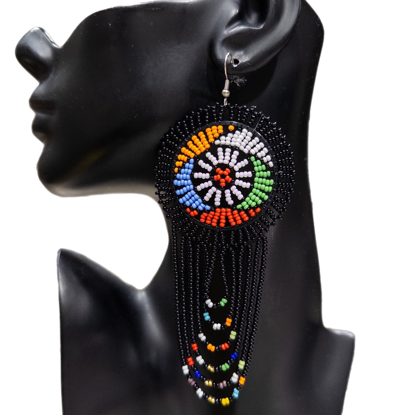South Africa Handmade Beaded Drop Earrings - Trufacebygrace