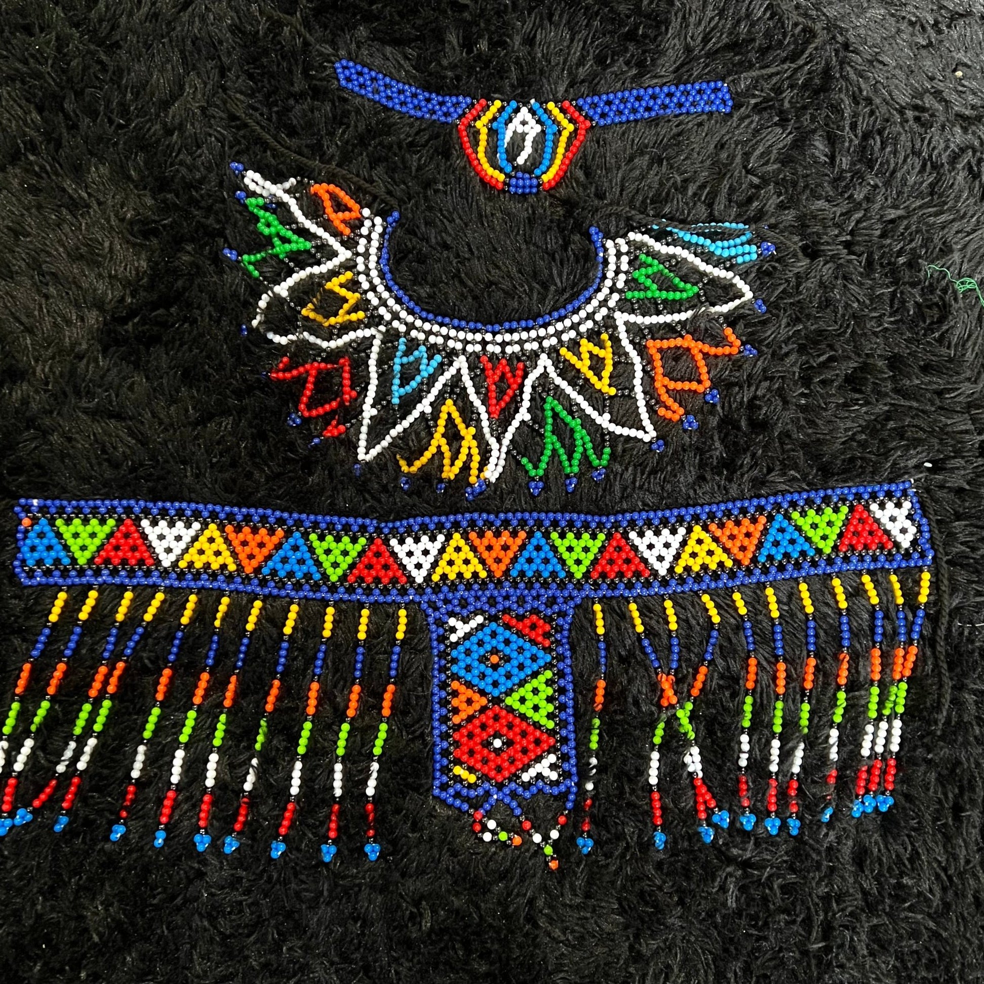 South African Zulu beaded Esemble set - Trufacebygrace
