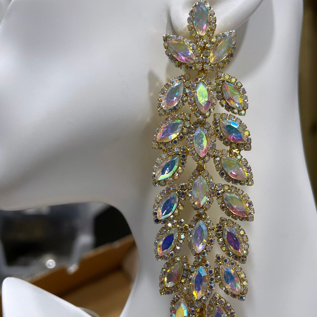 Sparkling Marquise Evening Earrings - Trufacebygrace