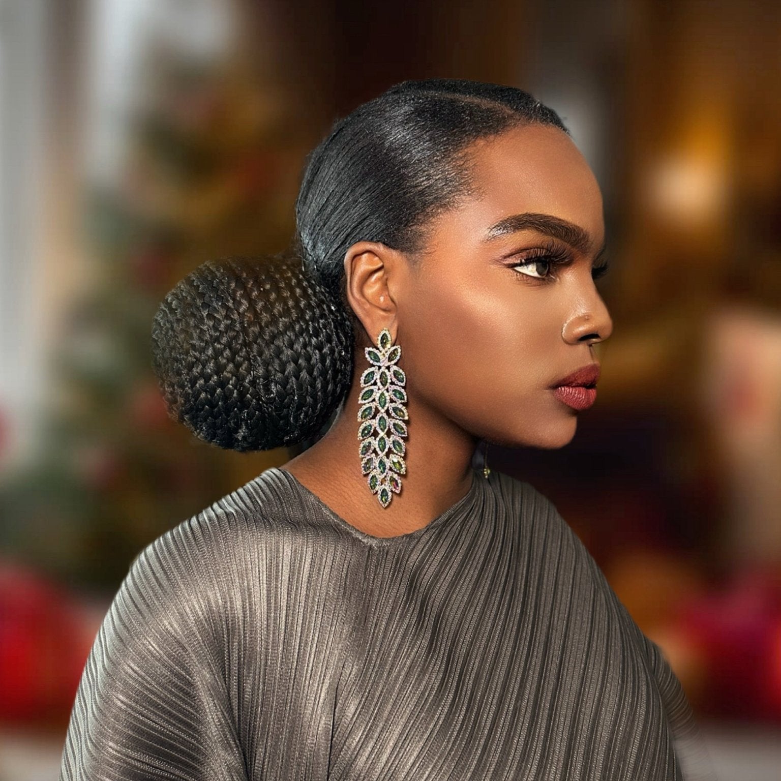 Sparkling Marquise Evening Earrings - Trufacebygrace