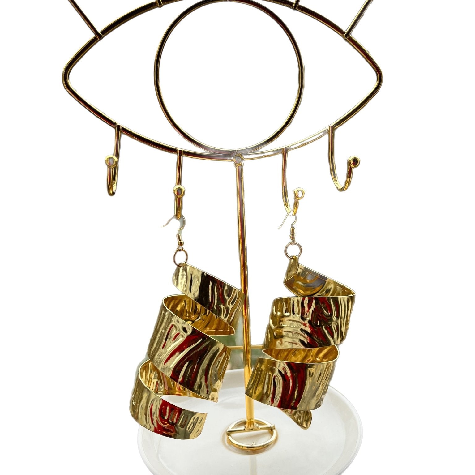 Spiral Chunky Statement earrings - Trufacebygrace