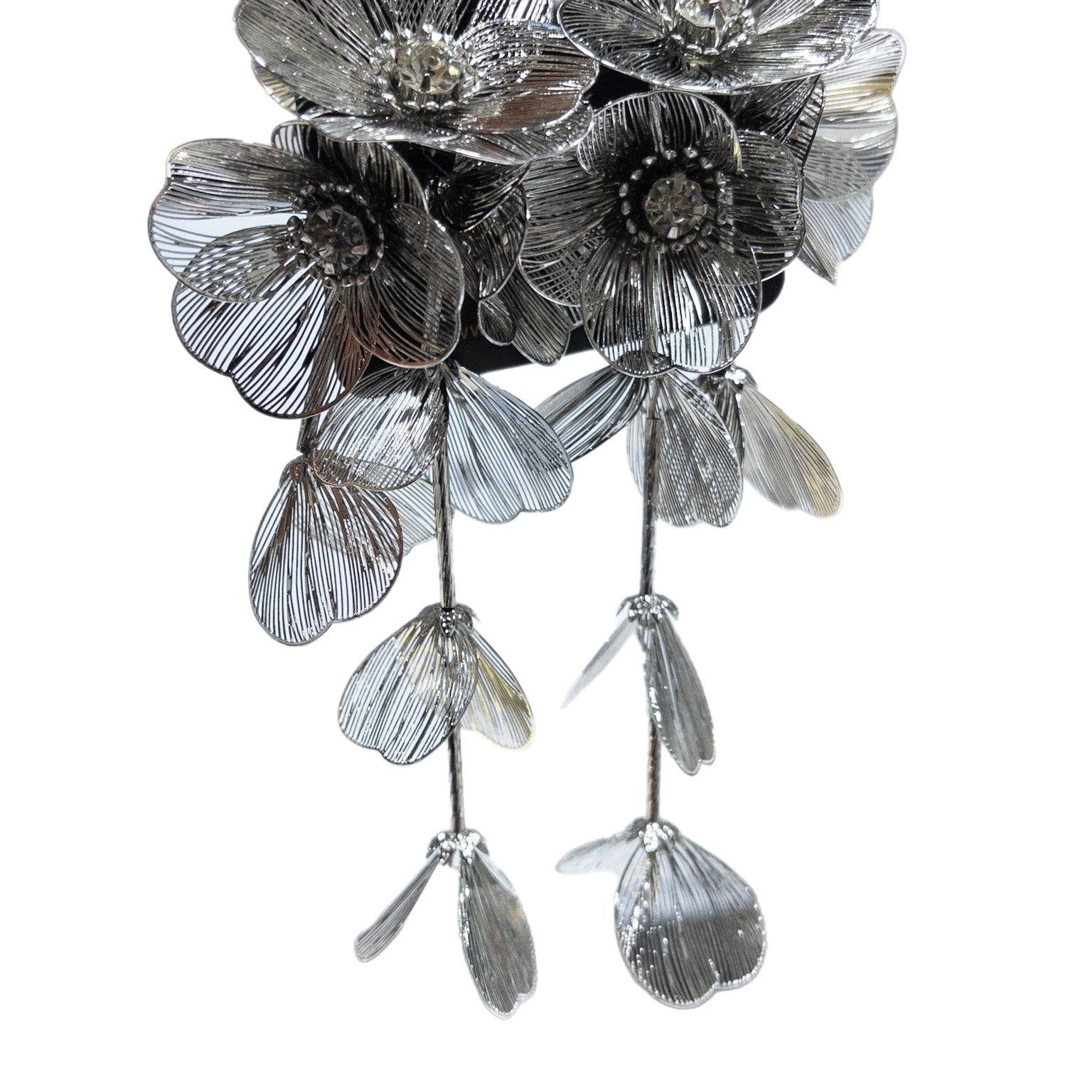 Spun fairy wings flower earrings - Trufacebygrace