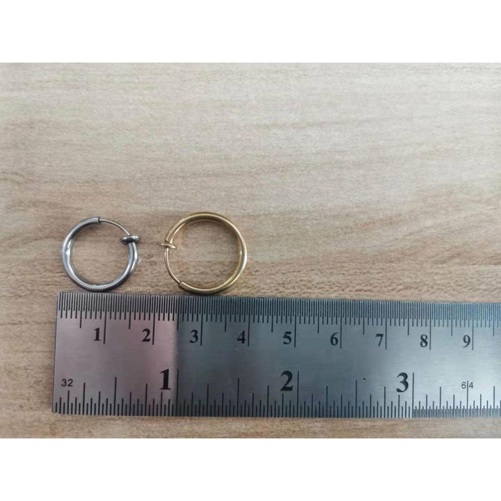 Stainless steel faux septum clip on nose rings/ earrings - Trufacebygrace
