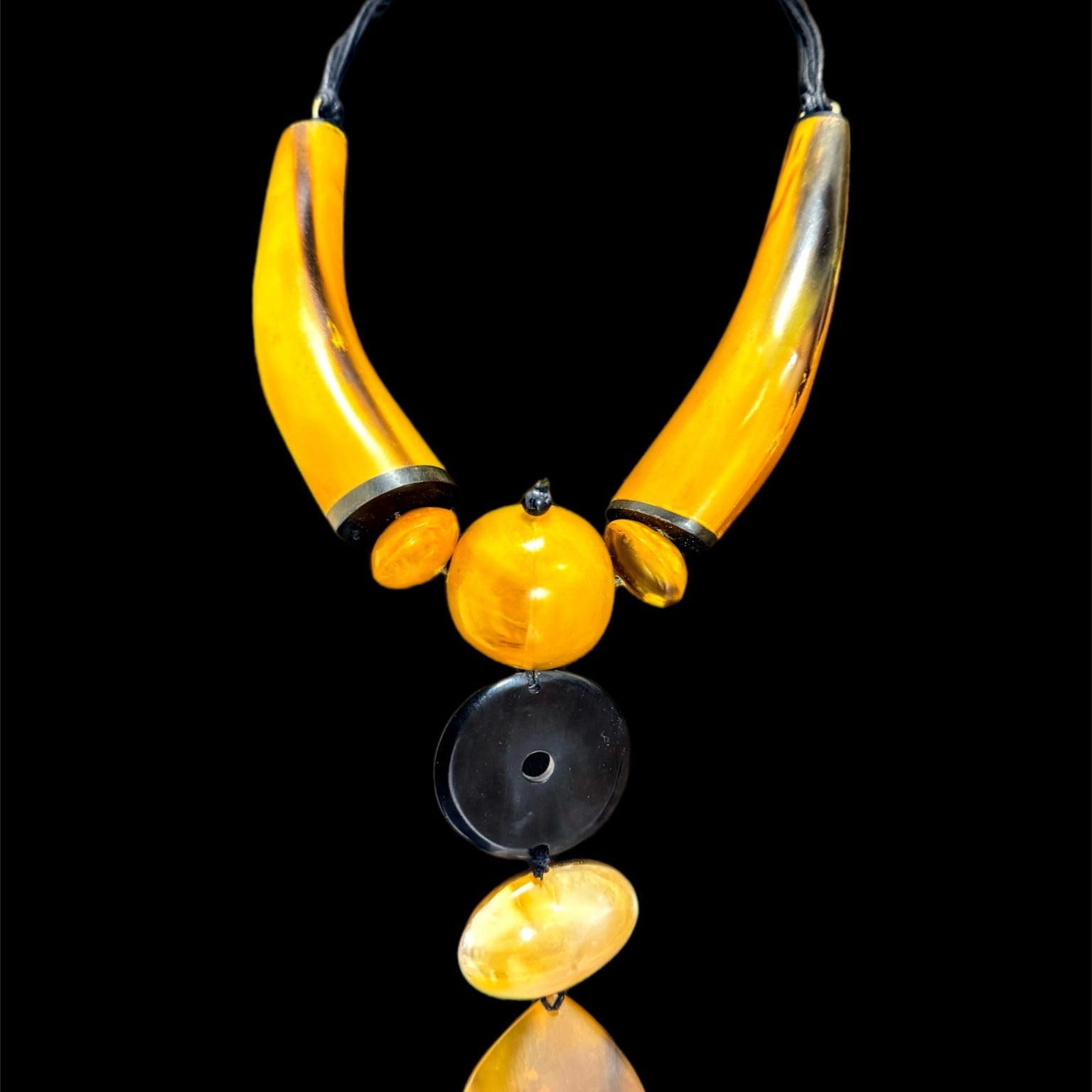 Sunset Horizon Horn Necklace Set - Trufacebygrace